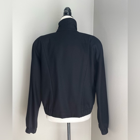 1980s JOSEPH HO  100% Wool Double Breasted Embroidered Bomber EUC - Picture 9 of 16